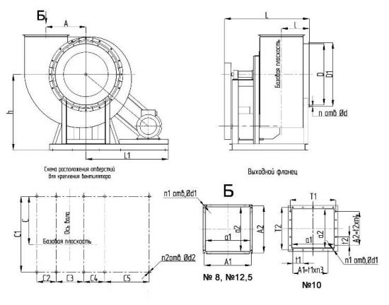 Габаритные размеры
