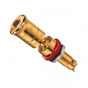 Гнездо High-End для акустики Jung c красным кольцом