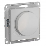 Светорегулятор (диммер) поворотно-нажимной, 630Вт SE AtlasDesign, алюминий