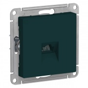 Розетка компьютерная RJ45 кат 5Е SE AtlasDesign, изумруд