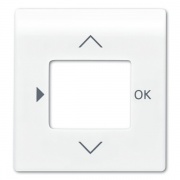 Накладка таймера 6455, 6456 ABB impuls альпийский белый (6435-74)