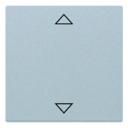 Клавиша для электронного выключателя жалюзи ABB аллюминий (6430-83-102)