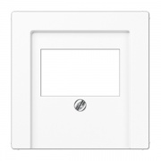 Накладка для USB зарядки и акустических розеток Jung A+AS Белый