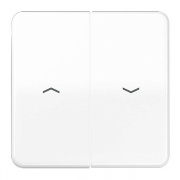 Клавиша 2-ая для жалюзийного выключателя/кнопок Jung CD Белый