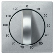 Накладка для механизма таймера 120 мин. System M Merten алюминий