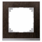 Рамка 1-ая M-Pure Decor Венге/Цвет алюминия