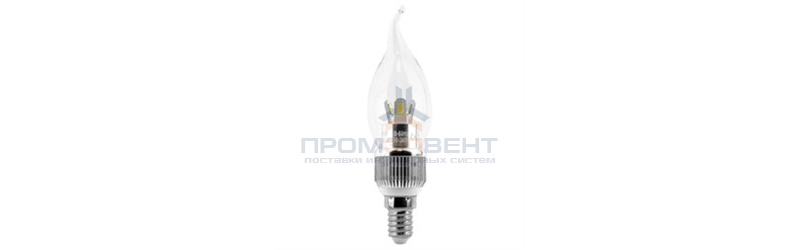 Лампа Gauss LED Candle Crystal clear 5W E14 4100K 1/10/100 диммируемая