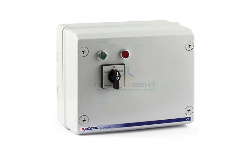 Пульт управления Pedrollo QST 1000 - 7,5 кВт (трехфазный, 21,5 А)