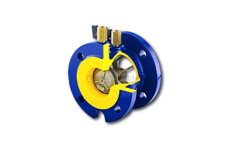 Клапан обратный дисковый Zetkama 408 A - Ду250 (ф/ф, PN16, Tmax 70°C, исполнение №53)