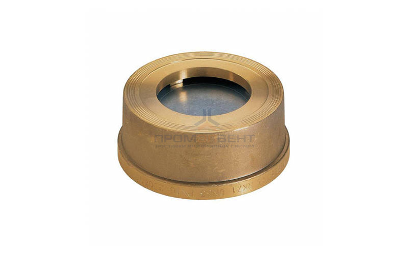 Клапан обратный межфланцевый Zetkama V275-Н - Ду40 (ф/ф, PN16, Tmax 200°C, латунь)