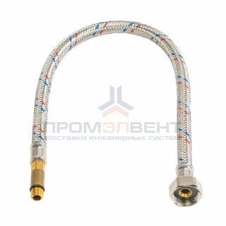 Подводка под смеситель гибкая STOUT (Смеситель/Гайка) - M10(35мм) x 3/8", длина 500 мм