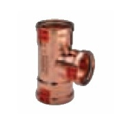 Тройник Viega d64х42х64 под пресс, Profipress XL c SC-Contur, медь