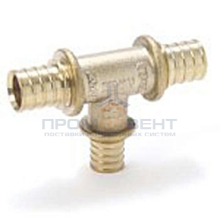 Тройник переходной REHAU - 20 x 17 x 20 (латунь, для труб из сшитого полиэтилена RAUTHERM S)