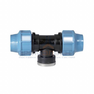 Тройник с переходом на внутреннюю резьбу UNIDELTA 1007 - 25 x 1" (винтовой, для труб ПНД)