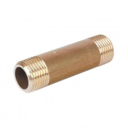 Удлинитель резьбовой STOUT - 3/4" длина 150 мм (НР/НР, латунь без покрытия)
