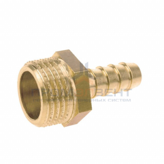 Штуцер с наружной резьбой ELSEN METALIT EBF22 - 1/2" x 13 мм (латунь без покрытия)