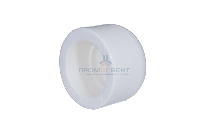 Заглушка KALDE - 63 (для полипропиленовых труб под пайку, цвет белый)