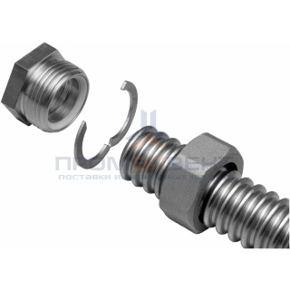 Комплект концевого фитинга из латуни Meibes FixLock Ду12 3/8" (наружняя резьба)