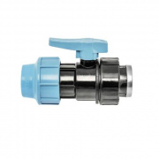 Кран шаровой с переходом на внутреннюю резьбу UNIDELTA 1071 - 20 x 1/2" (винтовой, для труб ПНД)