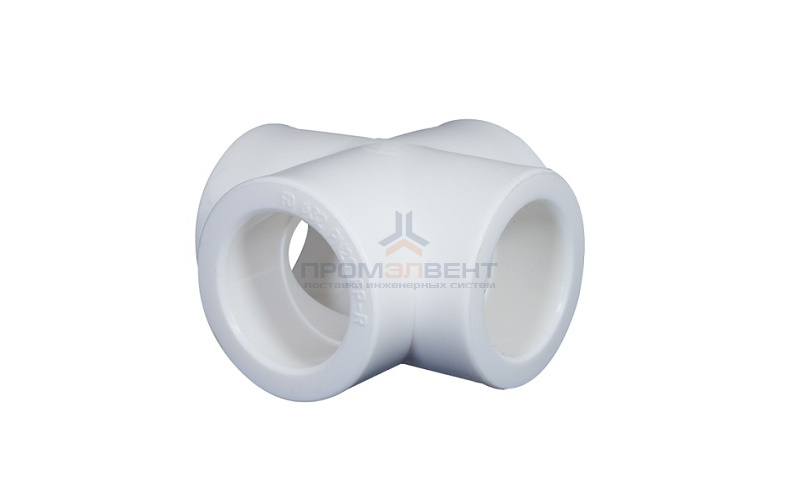 Крестовина KALDE - 20 (для полипропиленовых труб под пайку, цвет белый)
