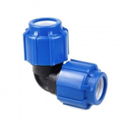 Отвод 90° Политэк - 63 (винтовой, для труб ПНД)