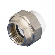 Переход на внутреннюю резьбу разъемный KALDE - 25 x 1" (для полипропиленовых труб, цвет белый)