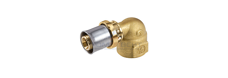 Переход на внутреннюю резьбу угловой Giacomini RM129 - 20x2.0 x 1/2