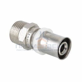 Переход на наружную резьбу VALTEC VTm.201 - 32 x 1"1/4 (прессовой, для металлопластиковых труб)