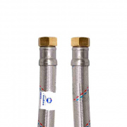 Подводка для воды гибкая Industrias Mateu FILBOR (Гайка/Гайка) - 3/4" (длина 1200 мм)