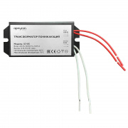 03-85 Трансформатор понижающий 12В, 50-150Вт, 95х42х24мм, металл, черный