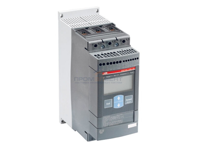 Софтстартер ABB PSE105-600-70 55кВт 600В 105А с функцией защиты двигателя