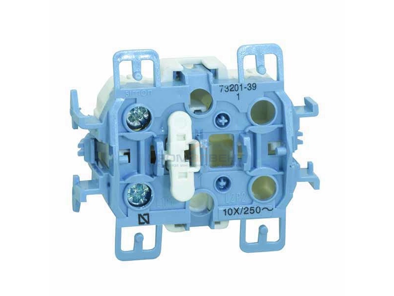 Проходной одноклавишный выключатель (с 2-х мест, переключатель) 10А 250В, Simon 73 Loft