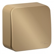 Выключатель 1-клавишный (cх.1) Blanca Schneider Electric 10А 250В титан изол.пластина