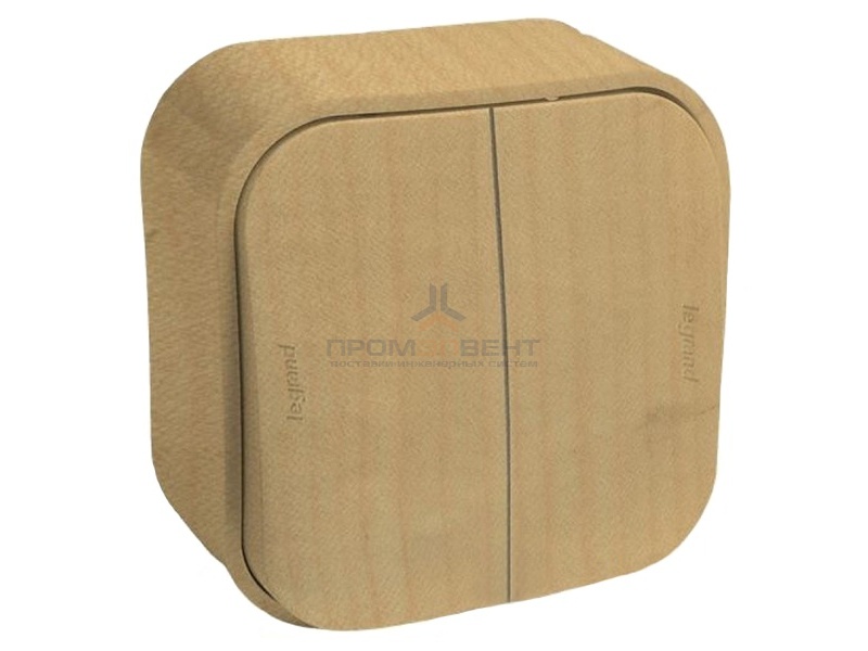 Переключатель двухклавишный на два направления Дер