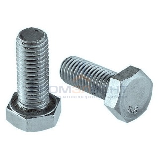 Болт М6х80 с шестигранной головкой оцинкованный DIN933