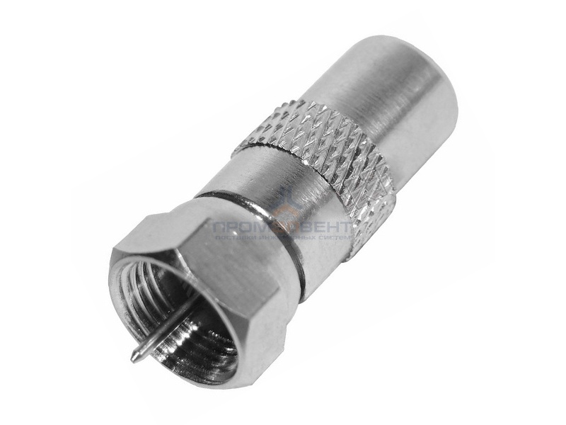 Переходник штекер F - штекер TV