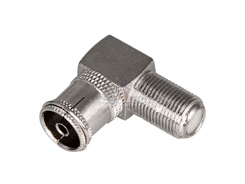 Гнездо ТV угловое под F-разъем