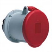 Розетка встраиваемая прямая ABB 463 RU6 IP44 63A 3P+N+E