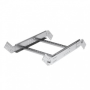 Угол вертикальный шарнирный 100х400 универсальный, нержавеющий