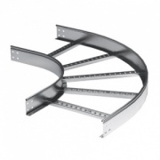 Угол горизонтальный 90? 80x500 R600, цинк-ламельный