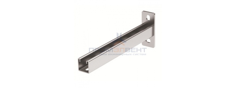 Кронштейн одиночный LAS, 41х41 мм, осн.400