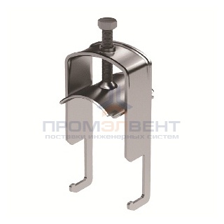 Держатель кабельный  для крепления к профилю, д. 38-44