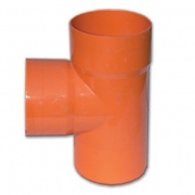 Тройник для двустенных труб,90°, полипропилен, д.90 мм DKC