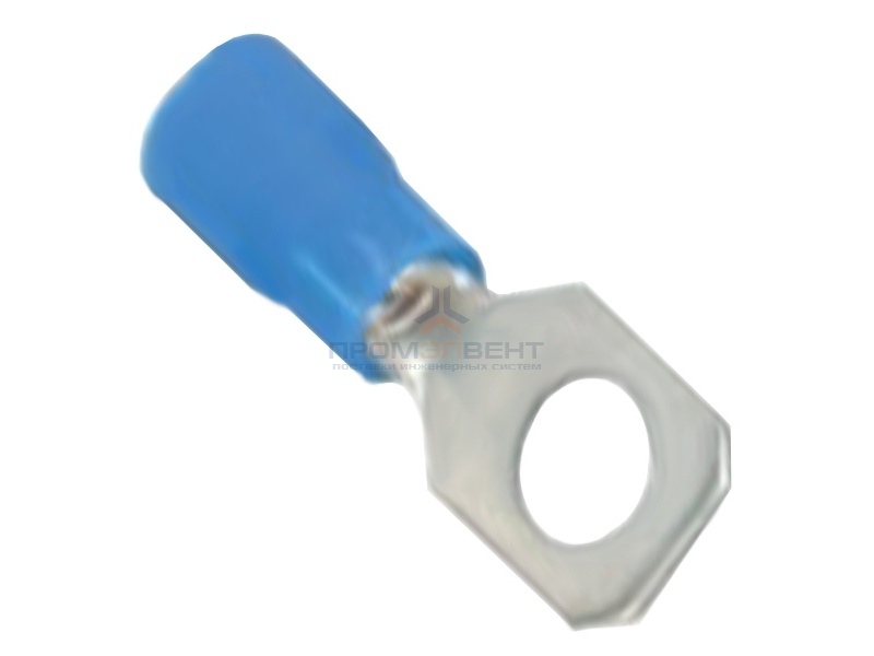 Наконечник с отверстием под винт и изолир.фланцем 1,5-2,5 кв.мм 4,2 мм (100шт) синий (НКИ)