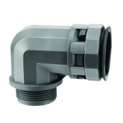 Муфта 90 грд. труба-коробка DN 17 мм, M20х1,5, полиамид, цвет чёрный DKC