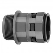 Муфта труба-коробка DN 17 мм, M25х1,5, полиамид, цвет чёрный DKC
