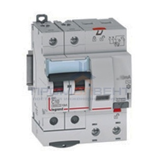 Дифавтомат Legrand DX3 АВДТ 2П C25А 300MA тип AC 4 модуля