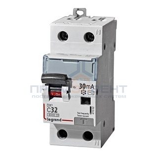 Дифавтомат Legrand DX3 АВДТ 1П+Н C32А 30MA тип A