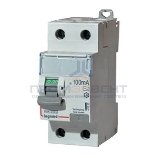УЗО Legrand DX3 ВДТ 2П 40А 100мА тип AC