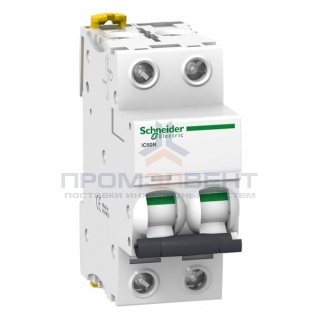 Автоматический выключатель Schneider Electric Acti 9 iC60N 2П 63A 6кА B (автомат)